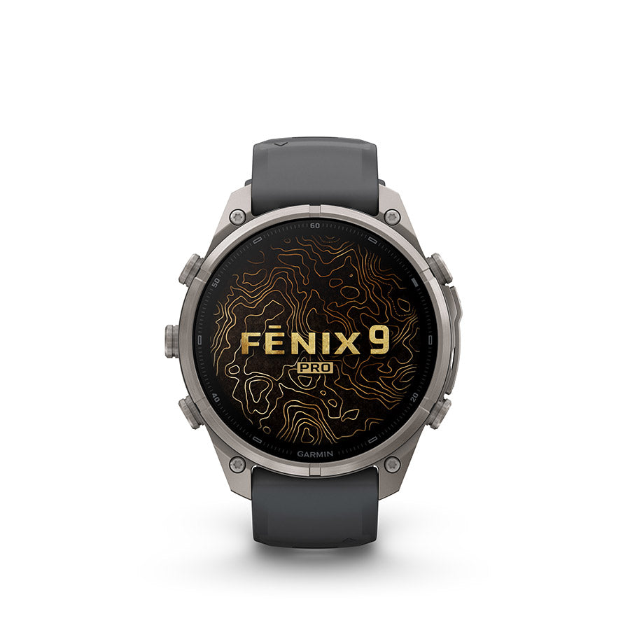 Garmin fenix 9 Pro inReach 47 mm, Gris / bracelet en silicone graphite et noir, vue 5