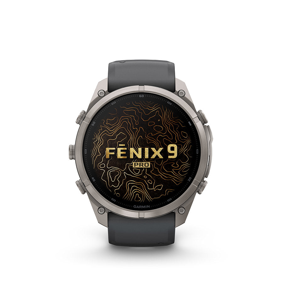 Garmin fenix 9 Pro inReach 51 mm, Titane / bracelet en silicone graphite et noir, vue 5