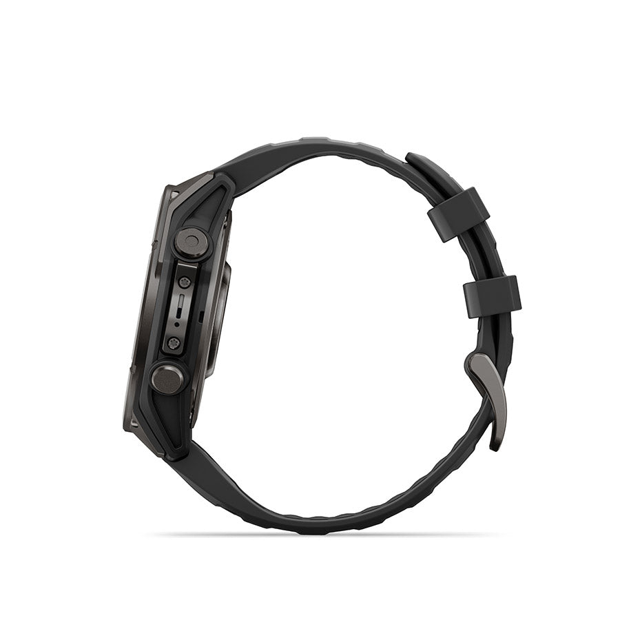 Garmin fenix 9 47 mm, Noir / bracelet en silicone noir, vue 4