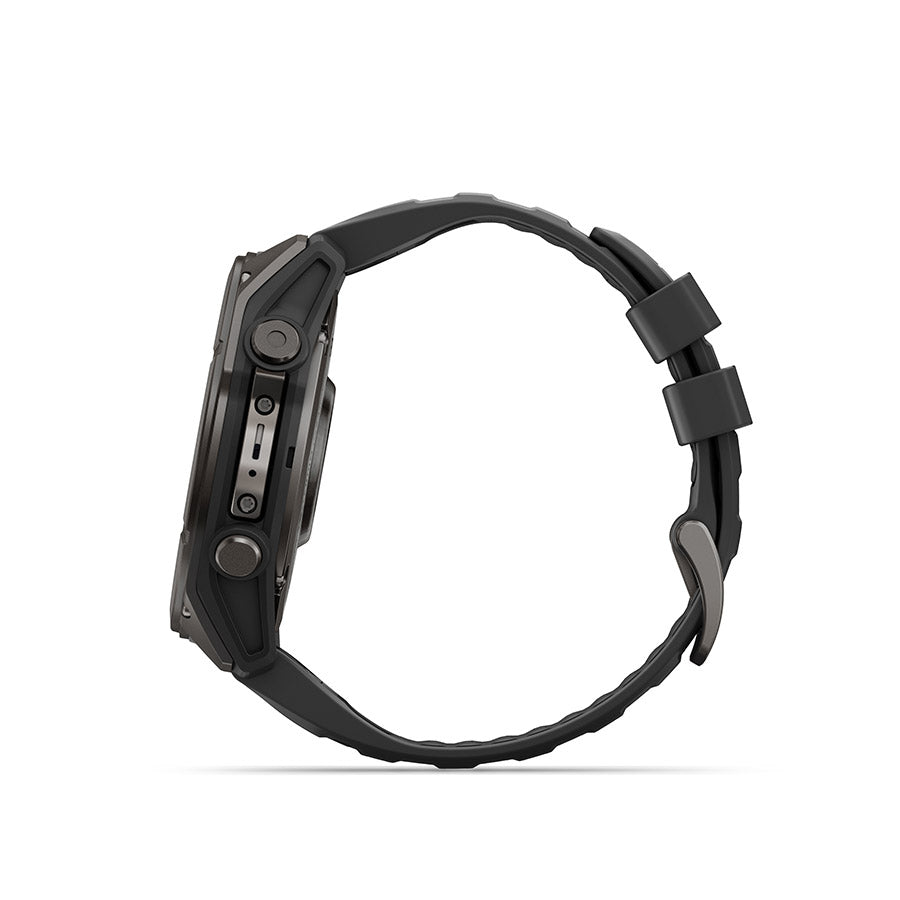 Garmin fenix 9 51 mm, Noir / bracelet en silicone noir, vue 4