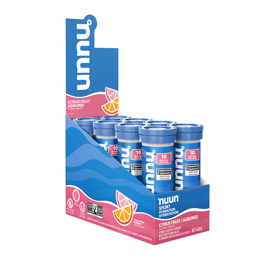 Nuun, Sport, Drink Mix, Citrus Fruit, Box of 8, 10 servings, 8pcs
