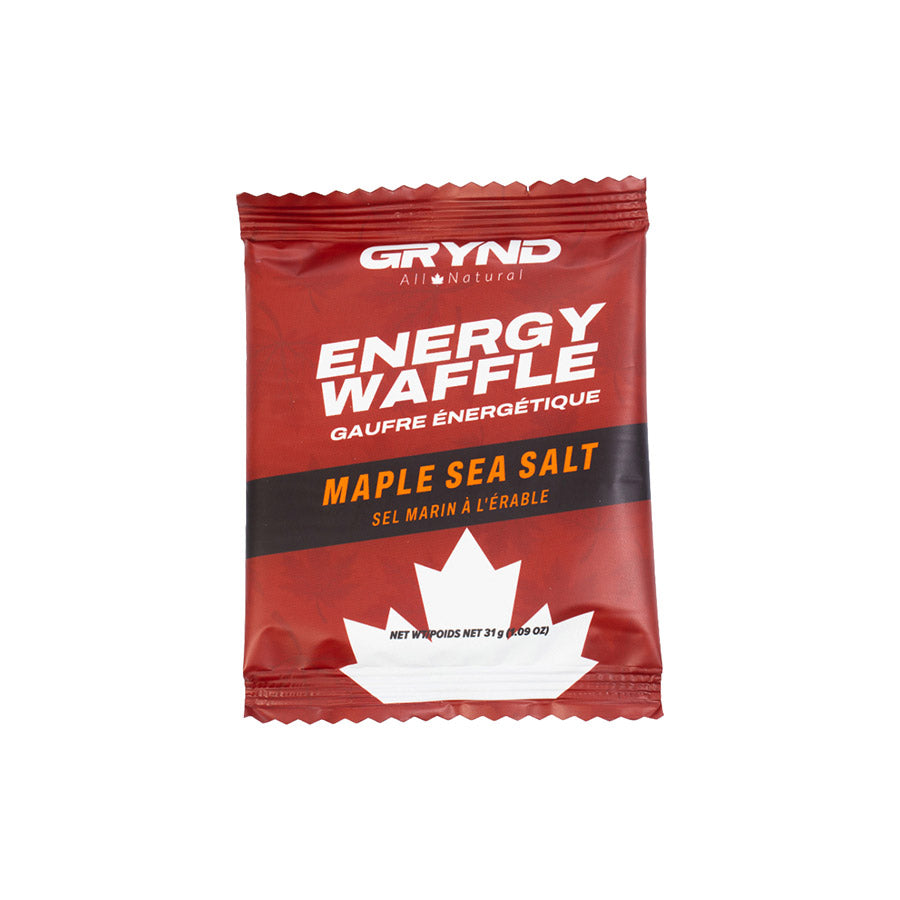 Grynd Energy gaufre à l'érable, Sel de mer, vue 1