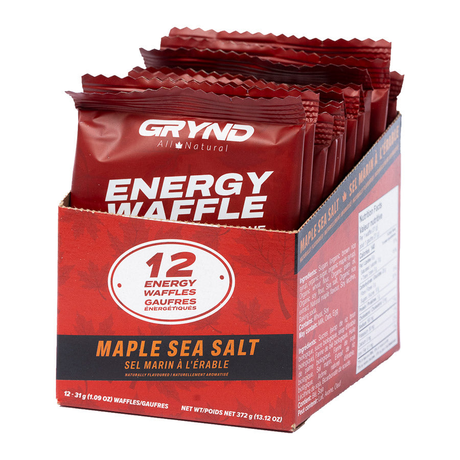 Grynd Energy gaufre à l'érable, Sel de mer, vue 2