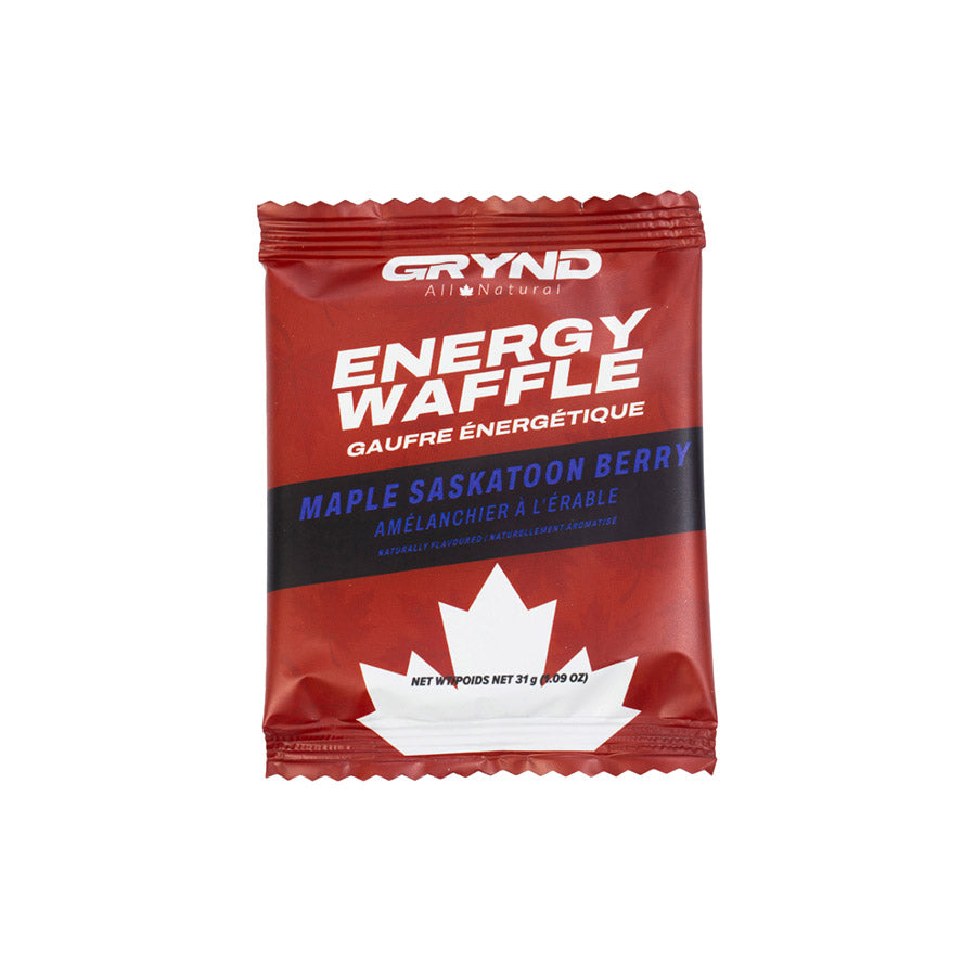 Grynd Energy gaufre à l'érable, Amélanche, vue 1