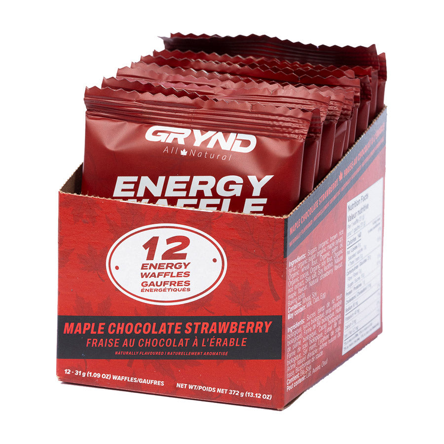 Grynd Energy gaufre à l'érable, Chocolat et fraise, vue 2