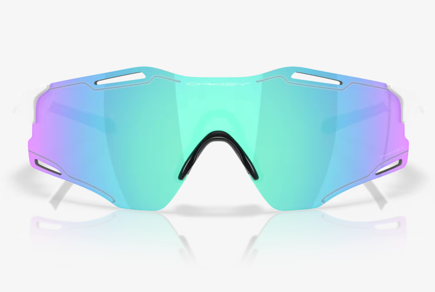 OAKLEY CYBR ZERO POLISHED WHITE W/PRIZM SAPPHIRE