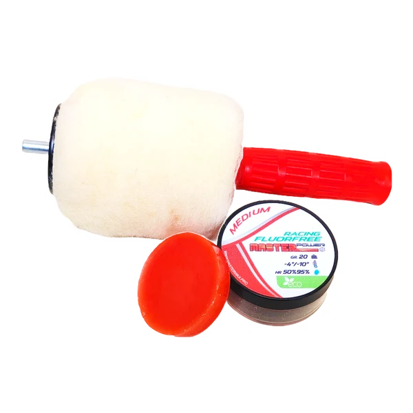MASTERWAX RACING FLUORFREE Wool-Apply Entry Kit