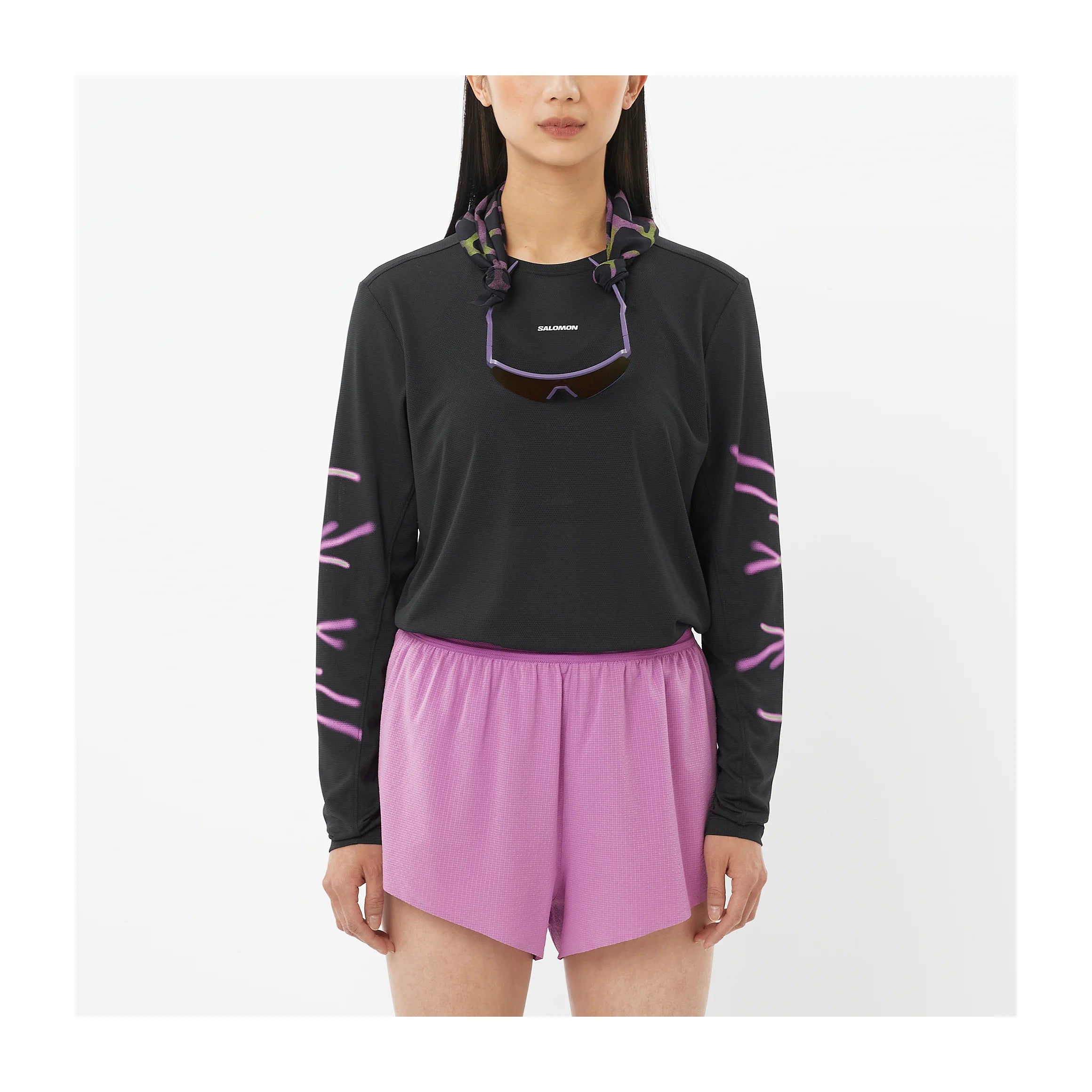 SALOMON SHKOUT CORE LS TEE GFX F/W