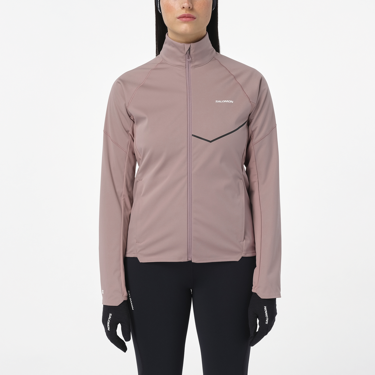 Salomon Sense Softshell manteau femme, Antler, vue 1