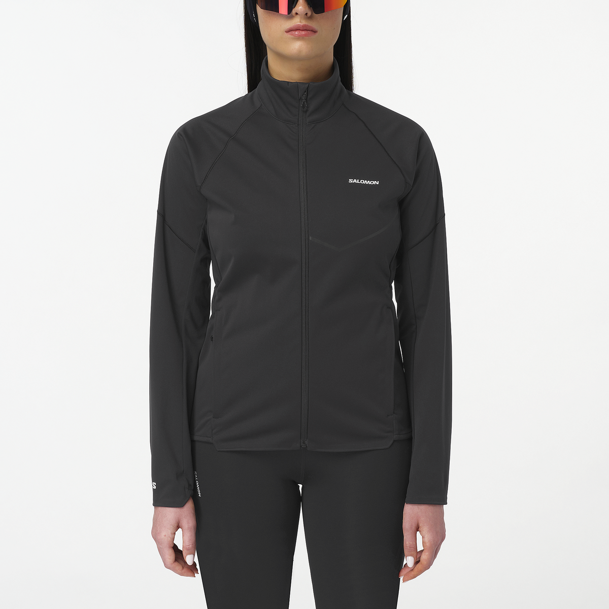 Salomon Sense Softshell manteau femme, Deep Black, vue 1
