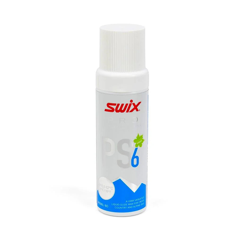 SWIX PS6 BLUE LIQUID GLIDE WAX 80ML