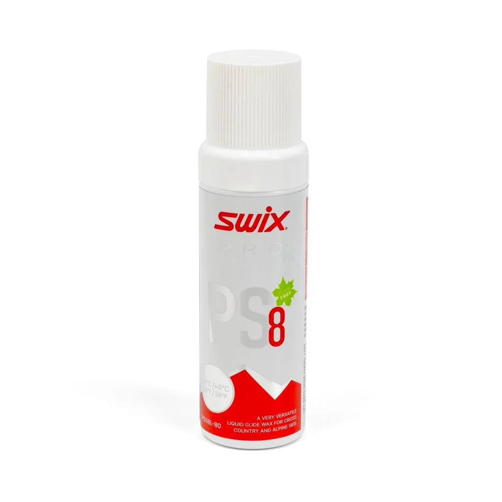 SWIX PS8 RED LIQUID GLIDE WAX 80ML