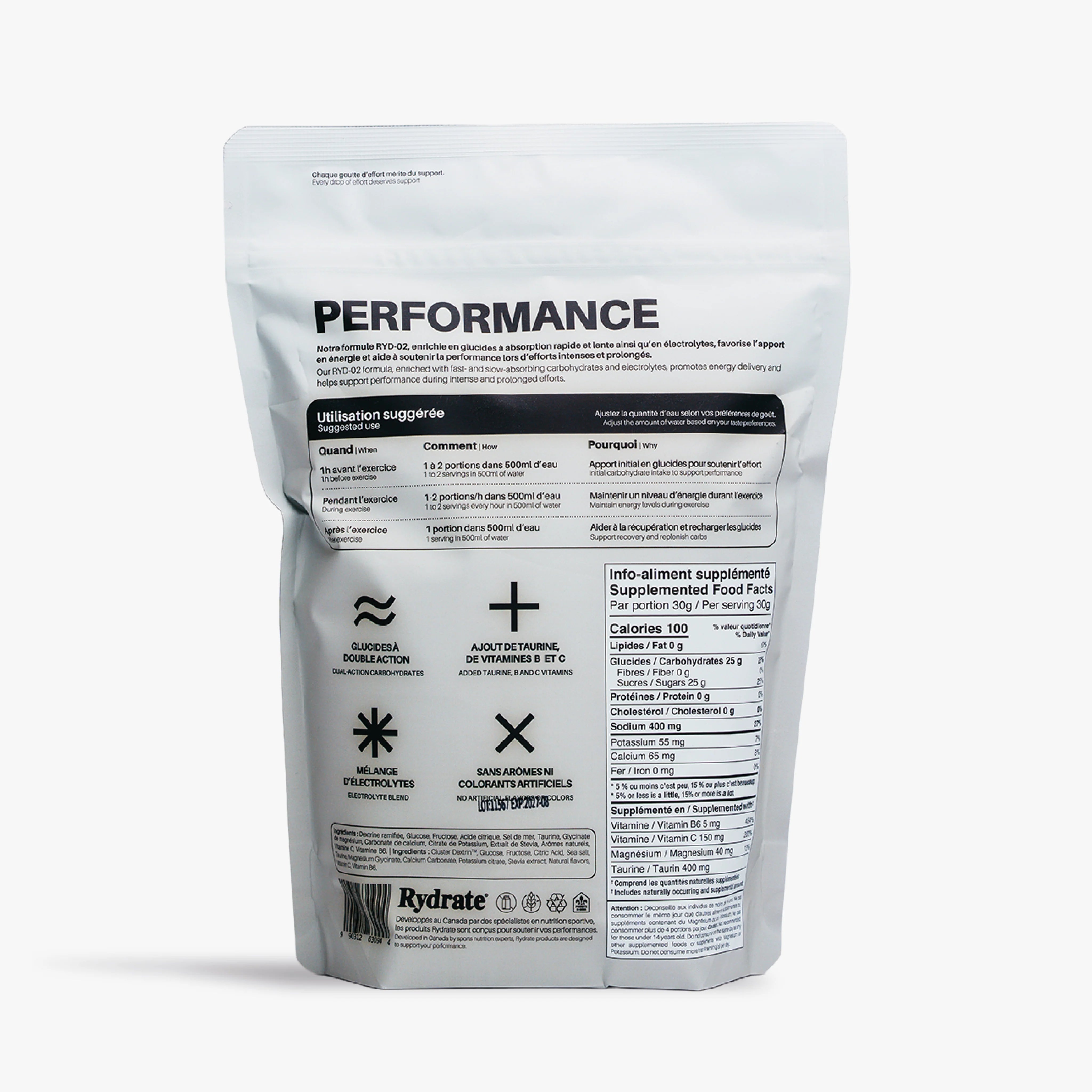 RYDRATE PERFORMANCE / ENDURANCE (750G)