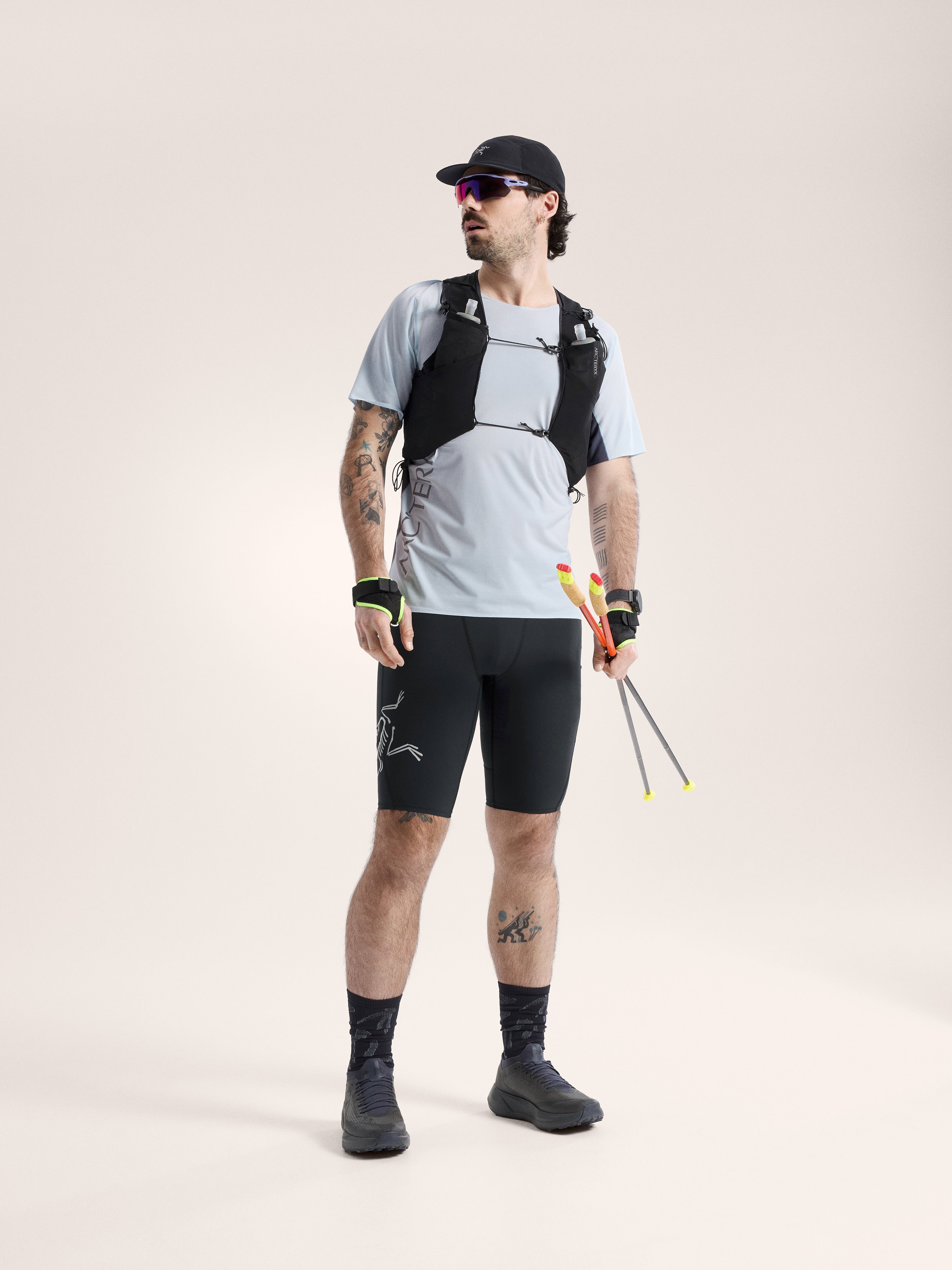 ARC'TERYX NORVAN DOWNWORD LOGO SS H/M