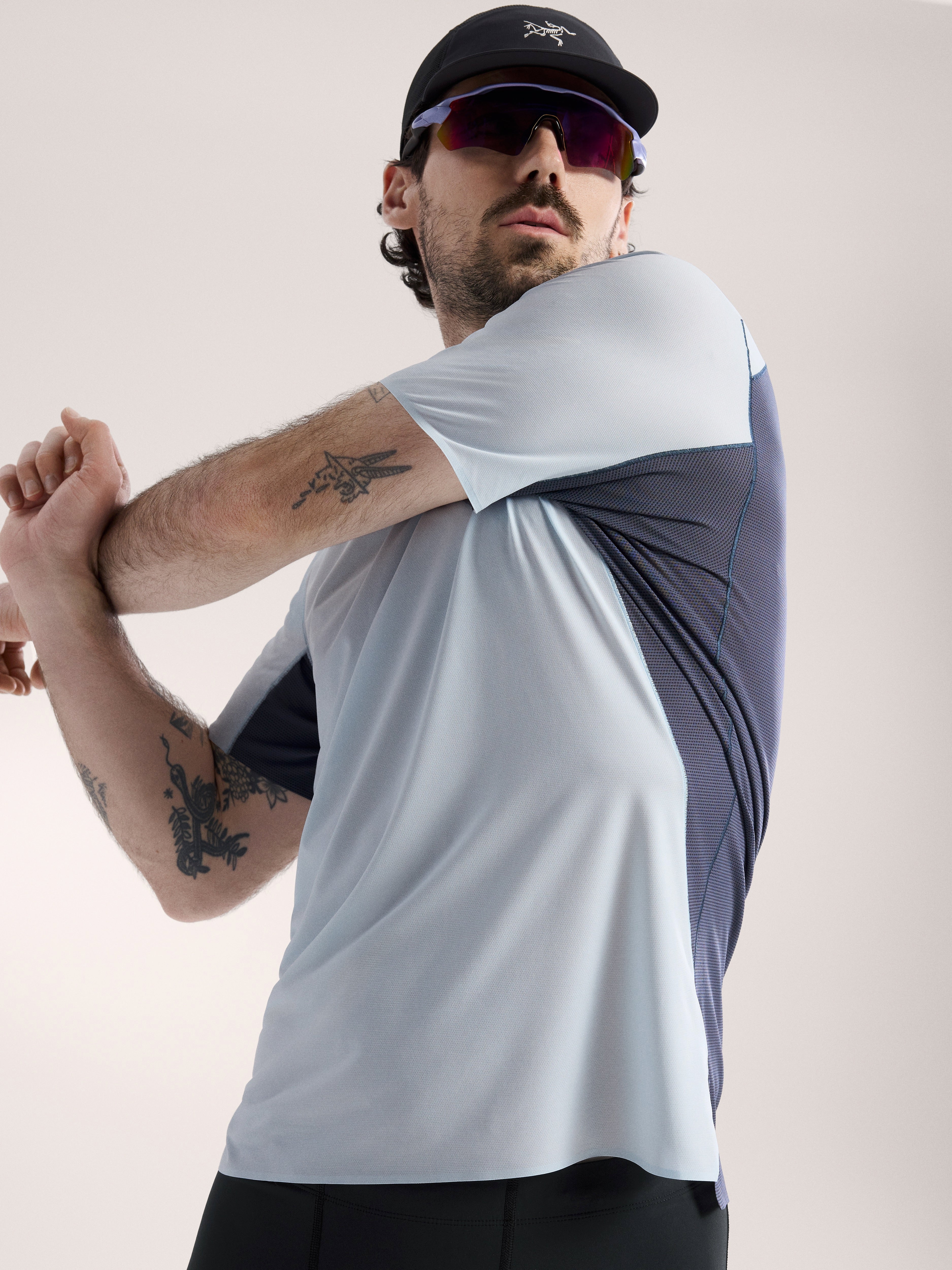 ARC'TERYX NORVAN DOWNWORD LOGO SS H/M