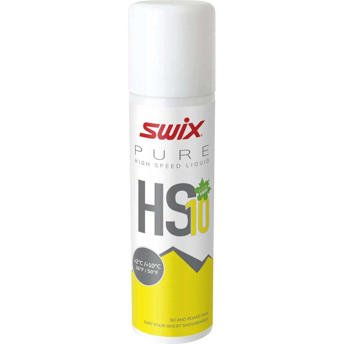 SWIX HS10 YELLOW LIQUID GLIDE WAX 125ML