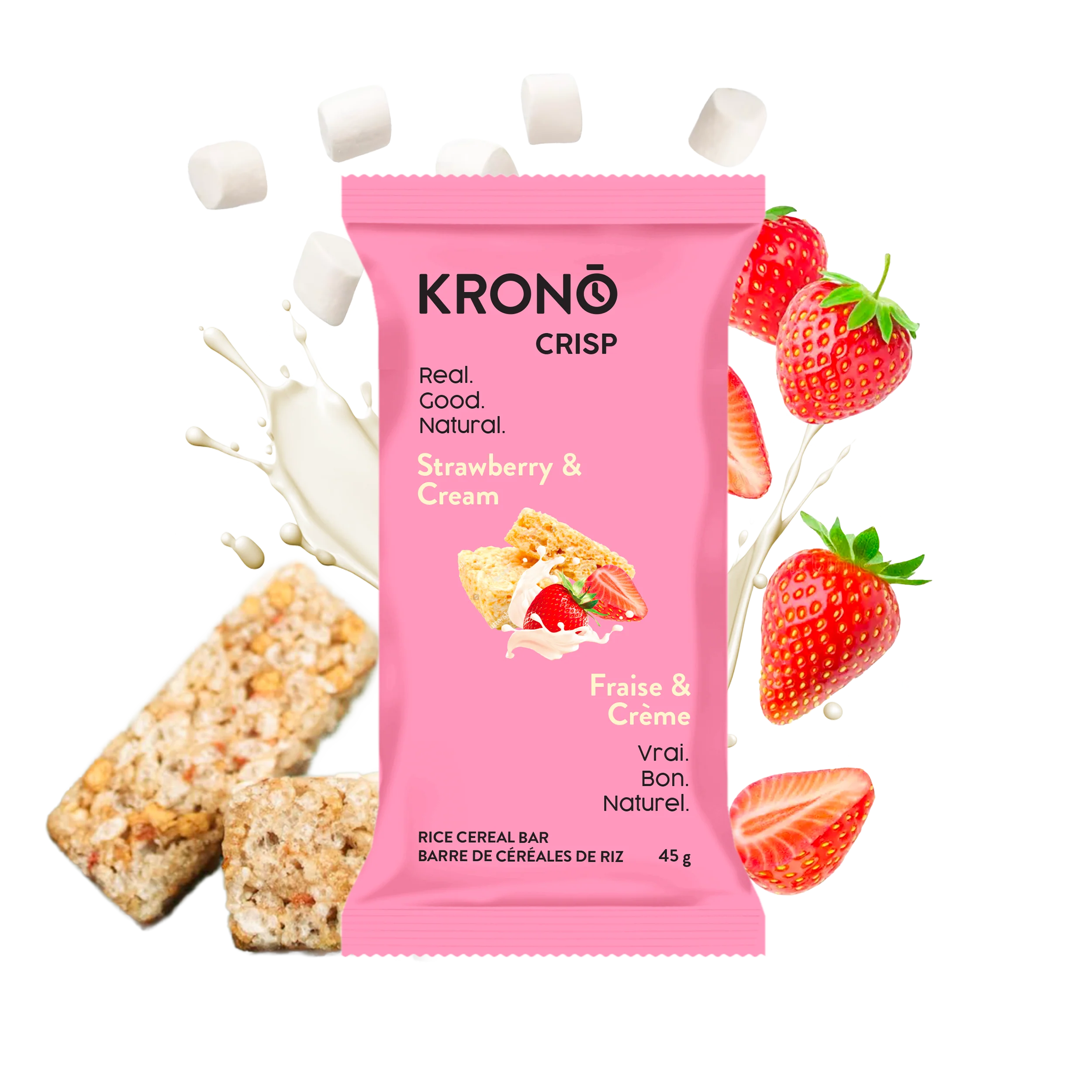 KRONO CARRÉ ÉNERGÉTIQUE AU RIZ CROUSTILLANT (45G)