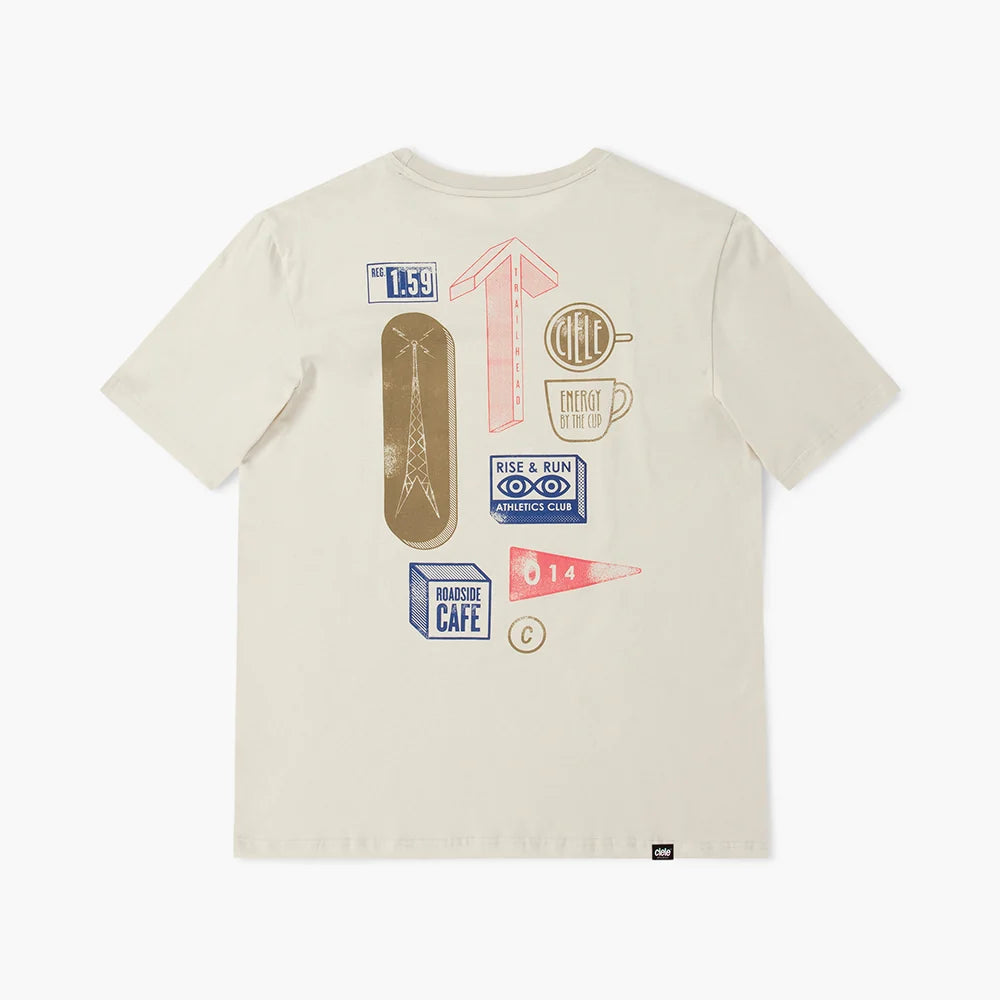 CIELE ORTSHIRT - CAFE - UNISEXE