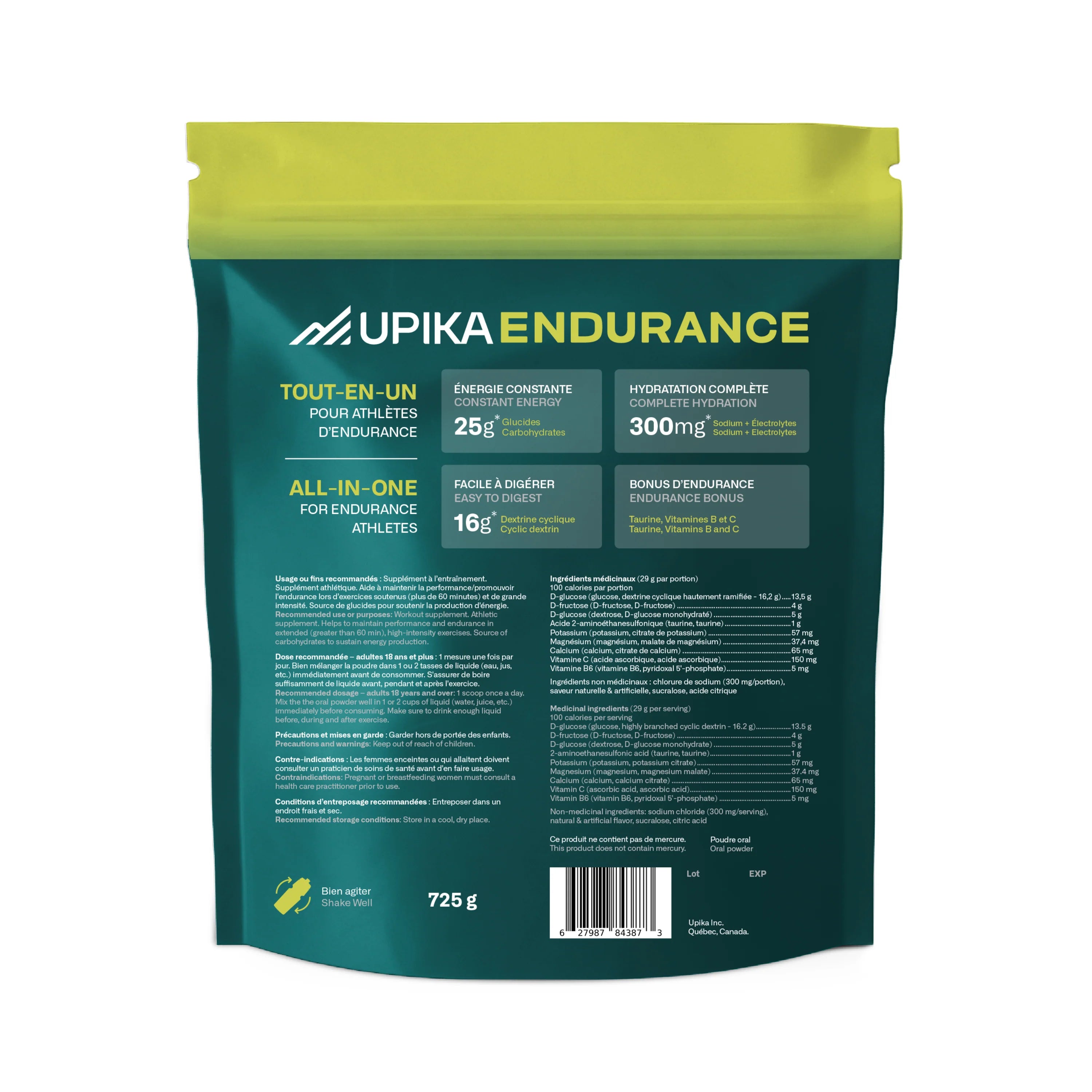 UPIKA ENDURANCE 725G