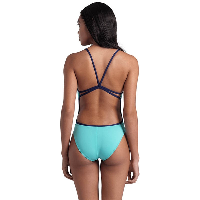 ARENA SWIMSUIT LACE BACK SOLID F/W