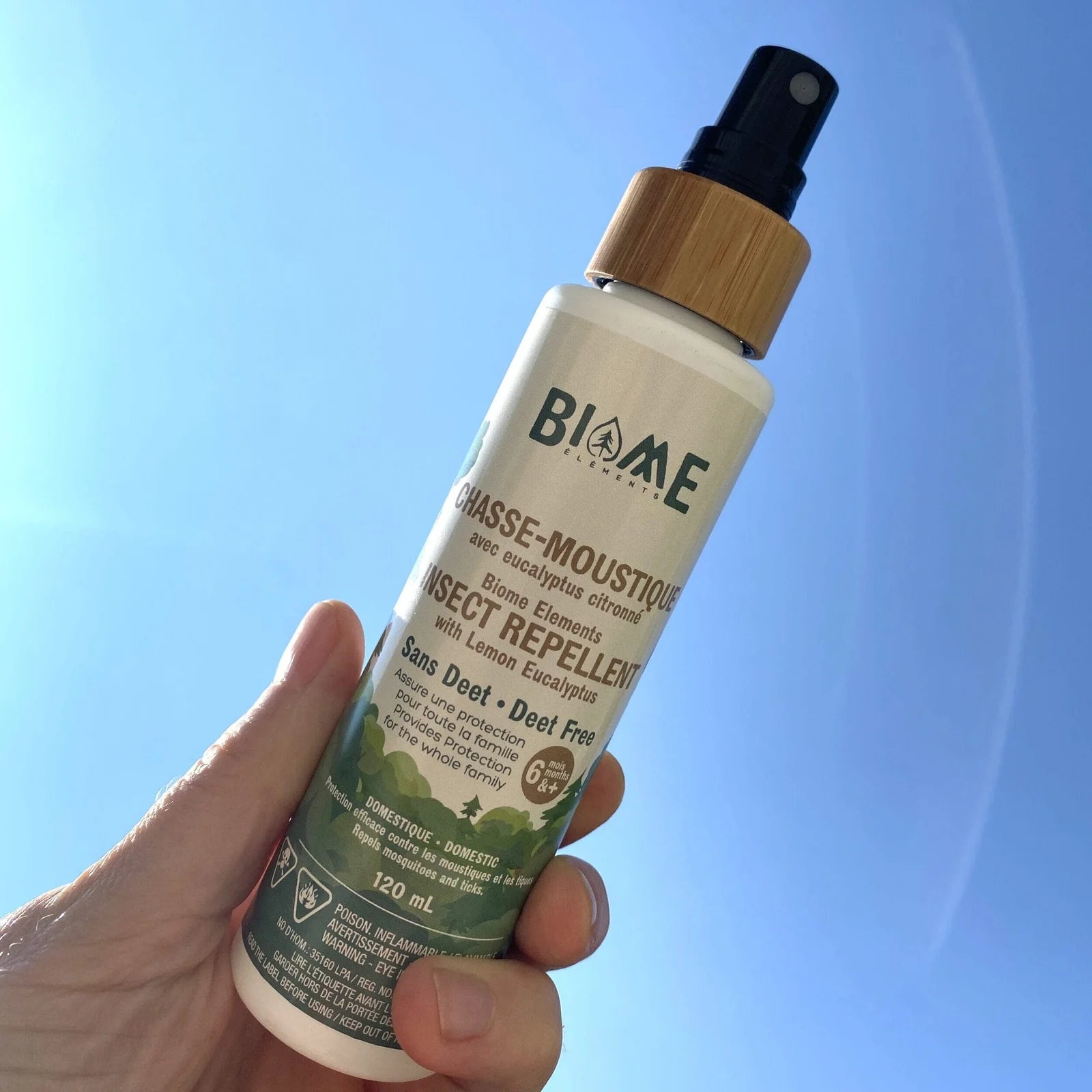 BIOME ÉLÉMENTS CHASSE-MOUSTIQUE AVEC EUCALYPTUS CITRONNÉ