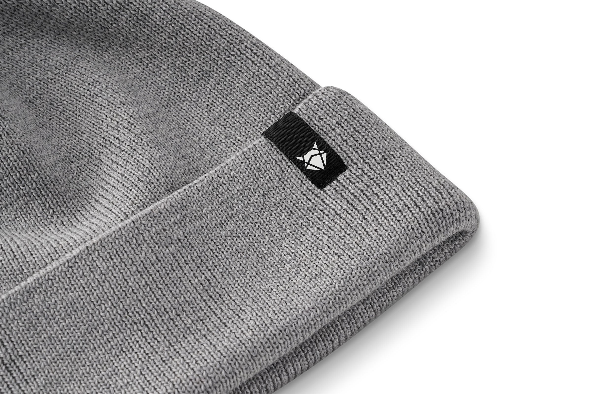 INCYLENCE MERINO BEANIE LIGHT GREY
