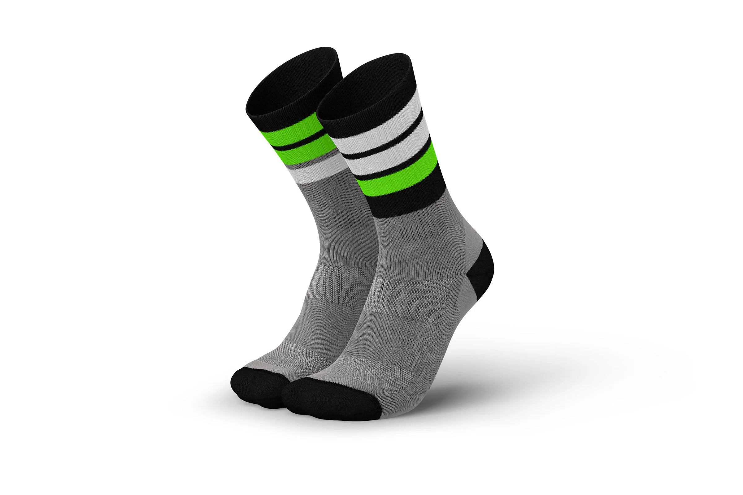INCYLENCE MERINO STRIVE LIGHT GREY NEON GREEN