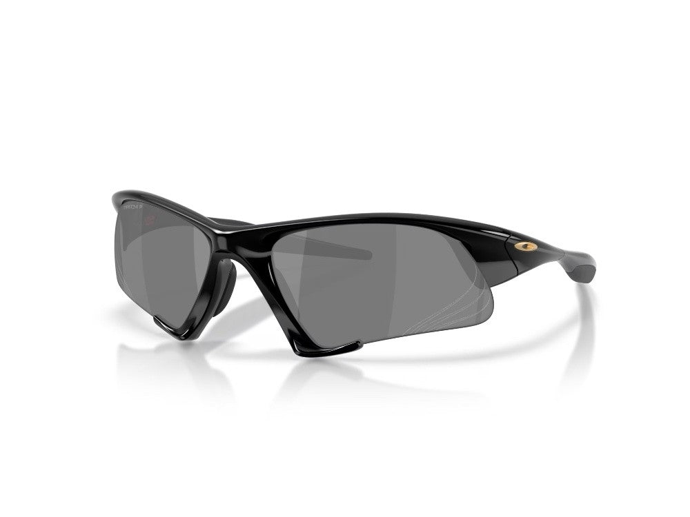 OAKLEY SUTURE JACKET - POLISHED BLACK - PRIZM BLACK POLARIZED