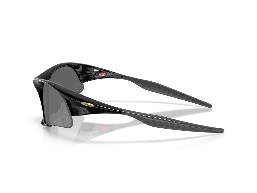 OAKLEY SUTURE JACKET - POLISHED BLACK - PRIZM BLACK POLARIZED