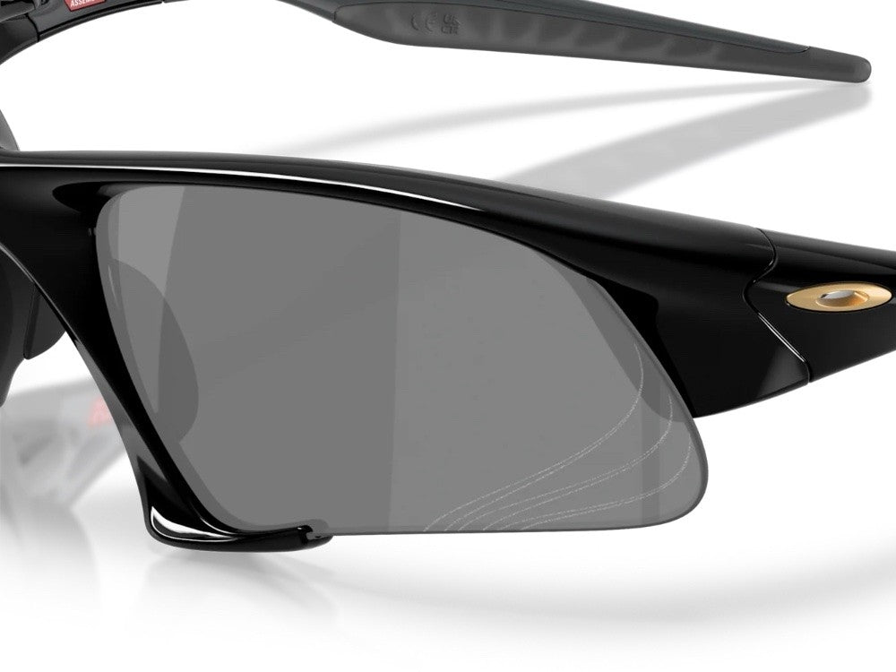OAKLEY SUTURE JACKET - POLISHED BLACK - PRIZM BLACK POLARIZED