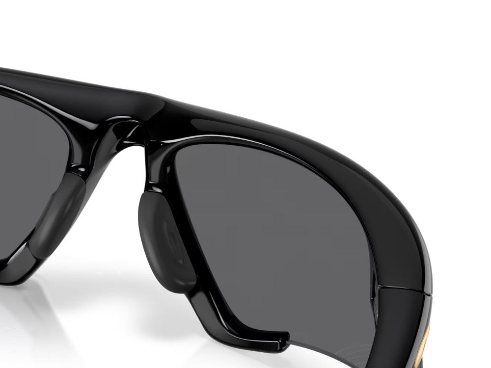OAKLEY SUTURE JACKET - POLISHED BLACK - PRIZM BLACK POLARIZED