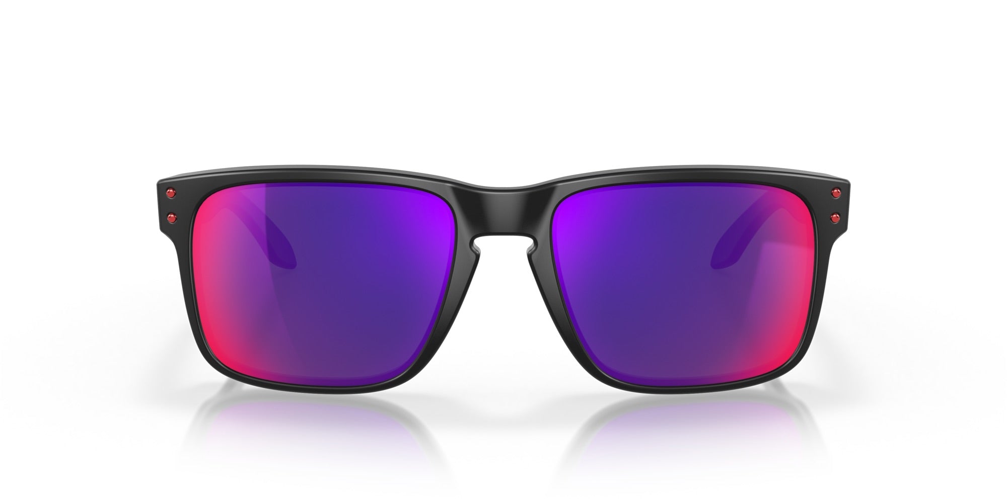 OAKLEY HOLBROOK - MATTE BLACK - POSITIVE RED IRIDIUM