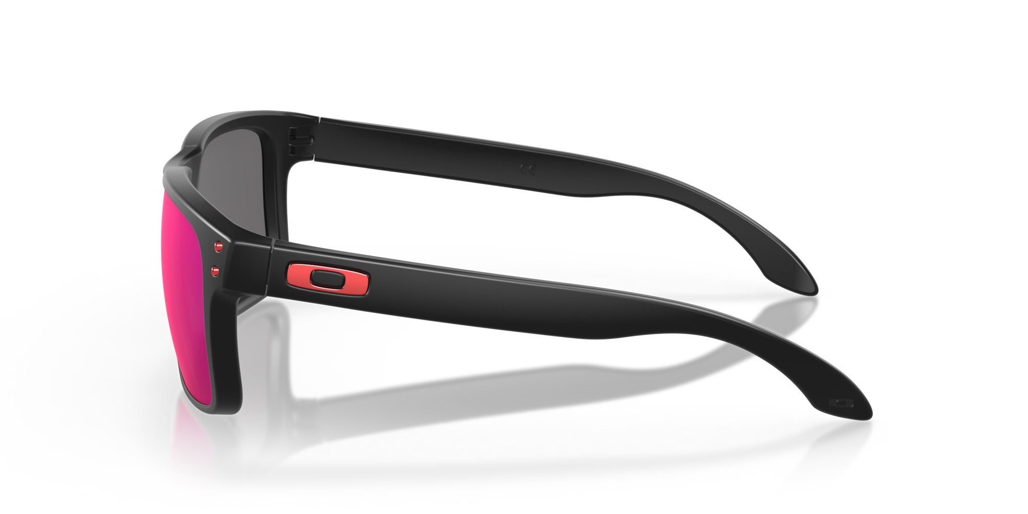 OAKLEY HOLBROOK - MATTE BLACK - POSITIVE RED IRIDIUM