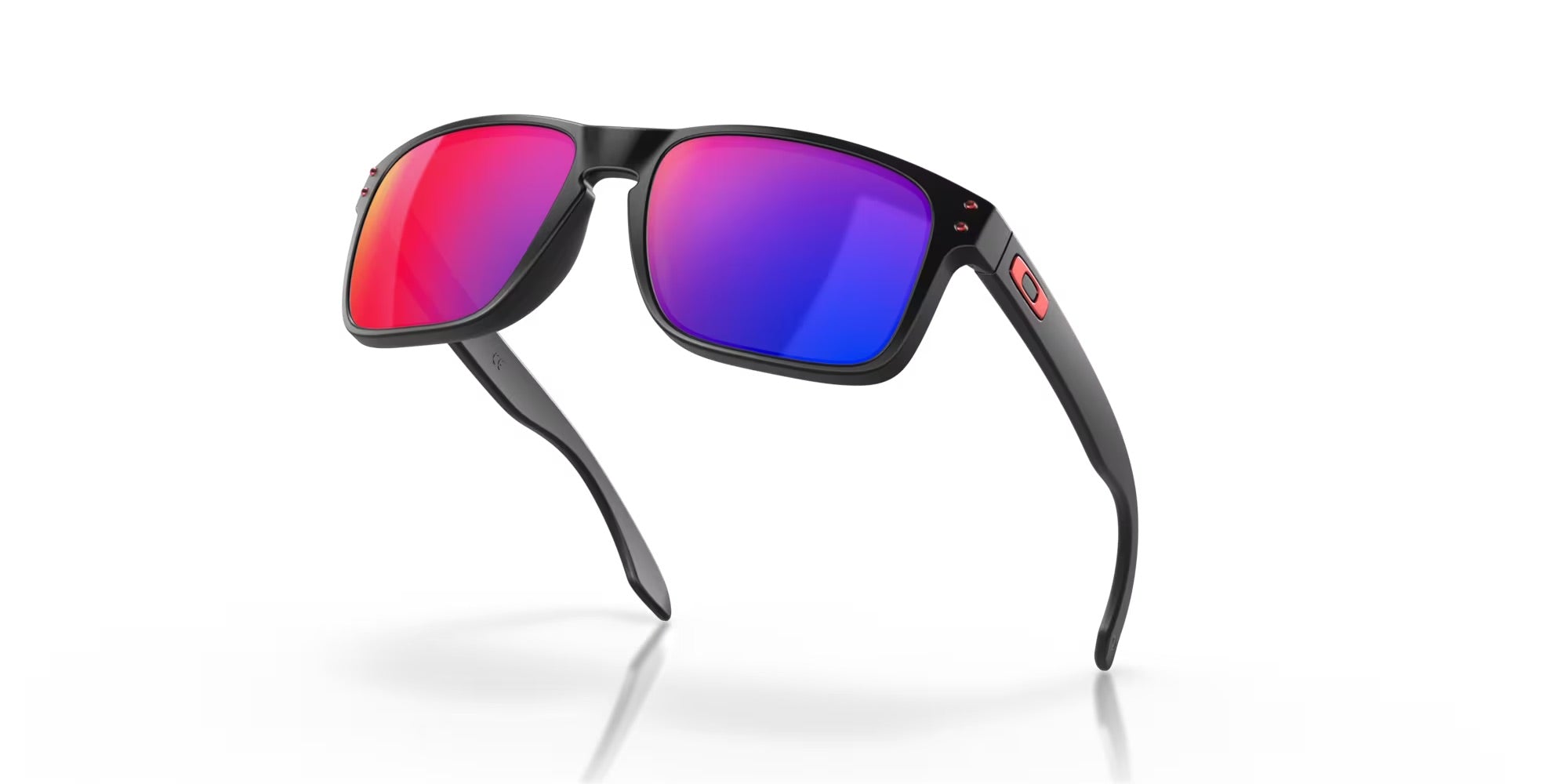 OAKLEY HOLBROOK - MATTE BLACK - POSITIVE RED IRIDIUM