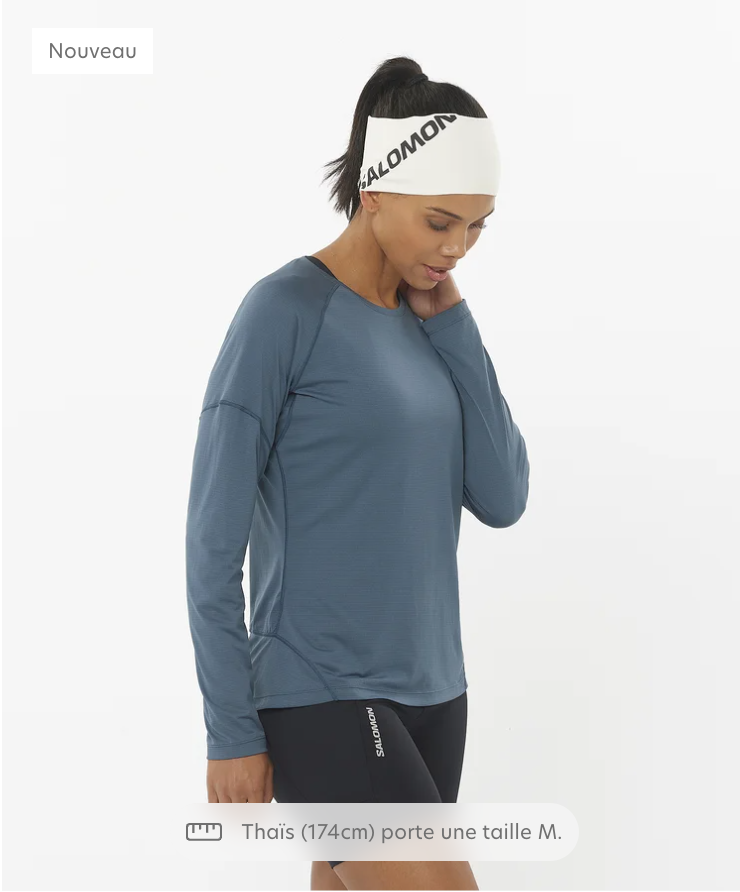 SALOMON CROSS RUN LS TEE F/W