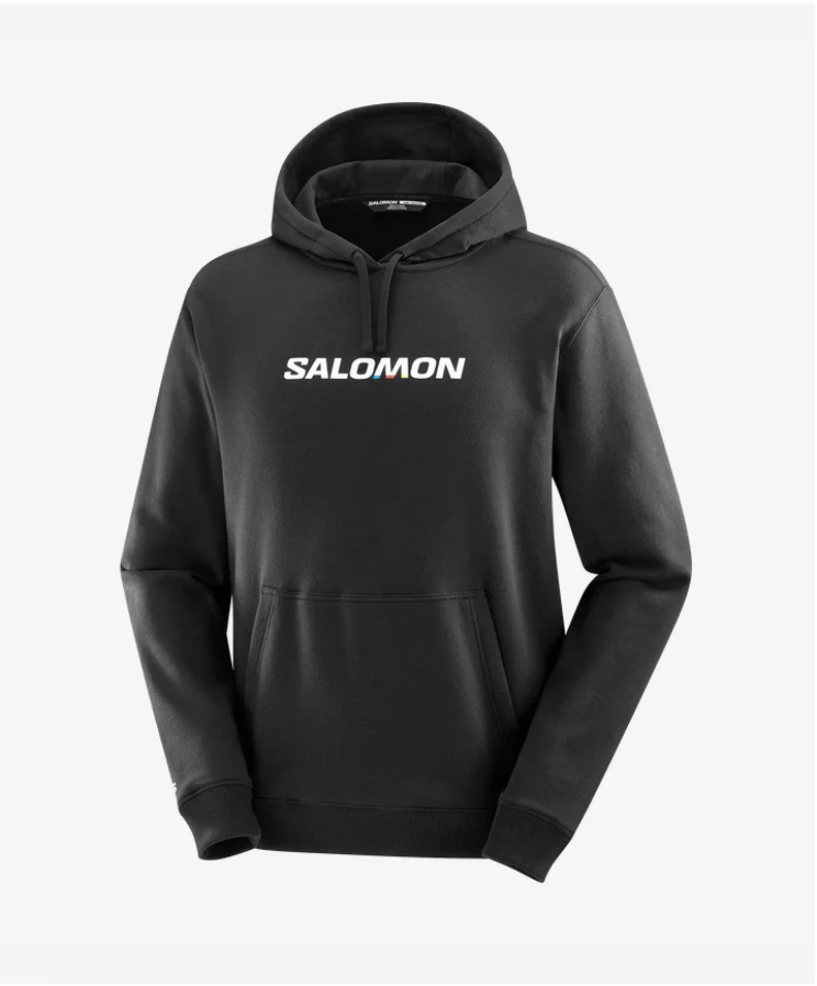 SALOMON LOGO PERFORMANCE HOODIE H/M