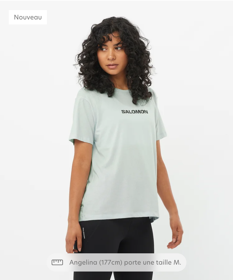 SALOMON LOGO SS TEE F/W