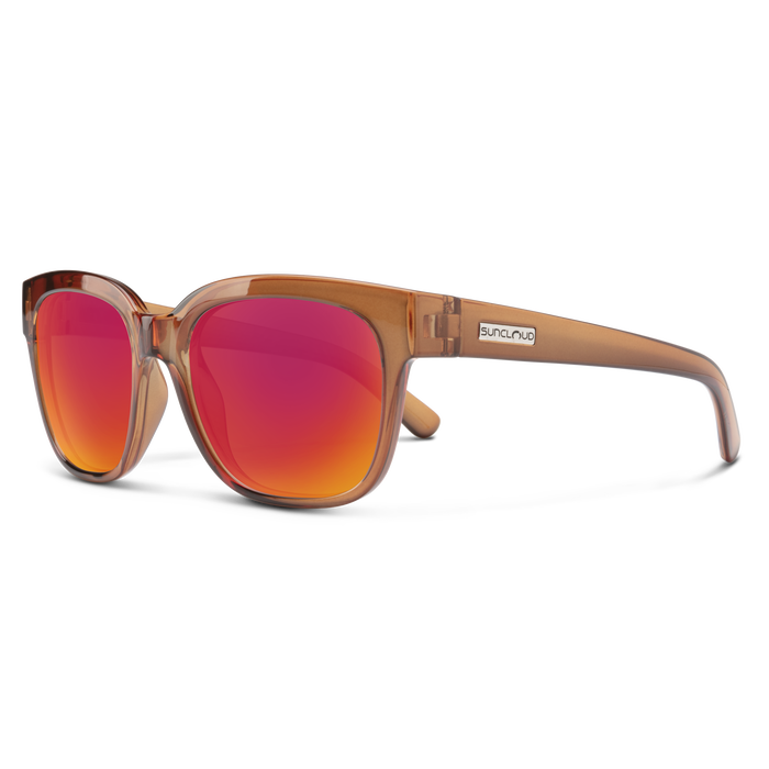 SUNCLOUD AFFECT - CRYSTAL AMBER/POLARIZED RED MIRROR LENS