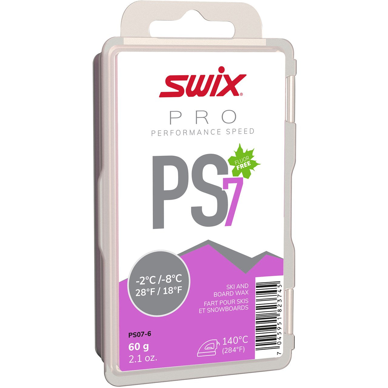 SWIX PS7 VIOLET, -2C/-8C, 60G